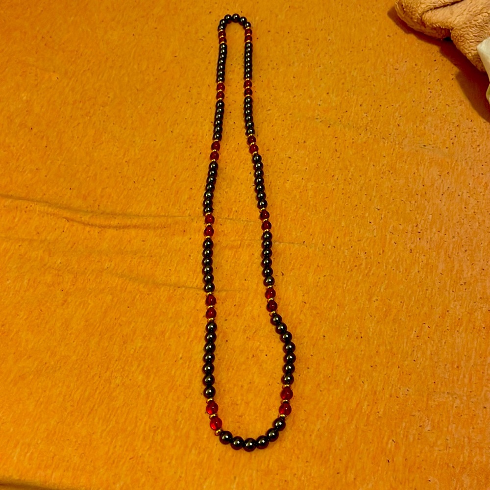 A gray necklaces